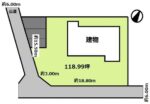 敷地面積約118坪に広々約48.9坪のお家 【別山１丁目】