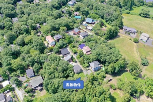 ドローンにて撮影　国土交通省の許可を得てさつえいしています(周辺)